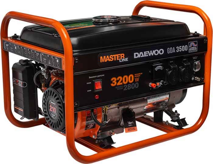 генератор для дома Daewoo-GDA-3500E