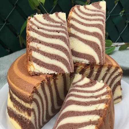 Как приготовить торт Зебра?