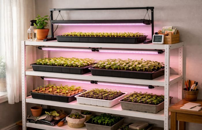 Освітлення для розсади вдома